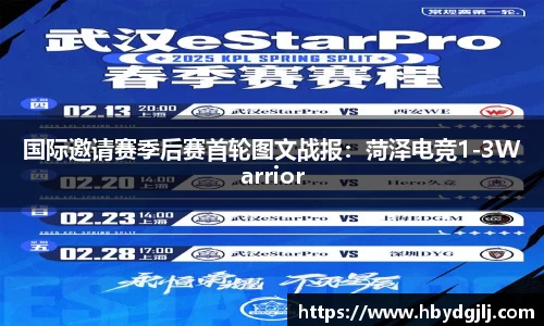 国际邀请赛季后赛首轮图文战报：菏泽电竞1-3Warrior